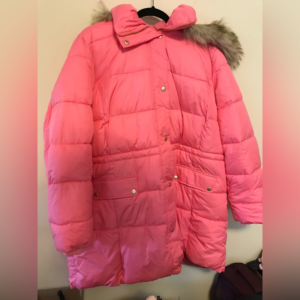 NWT Talbots Vibrant Pink Winter Jacket